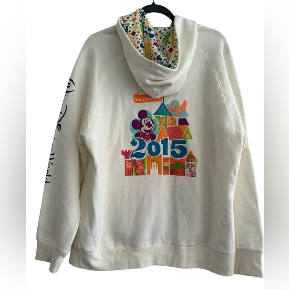 Disney Women’s Hoodie - 2015 Mickey Mouse & Friends Zip Hoodie Size XXL - Picture 2 of 9
